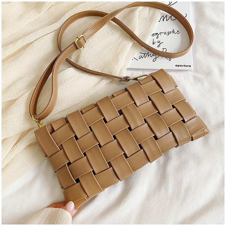 Luxurimo Leather Weave Bag