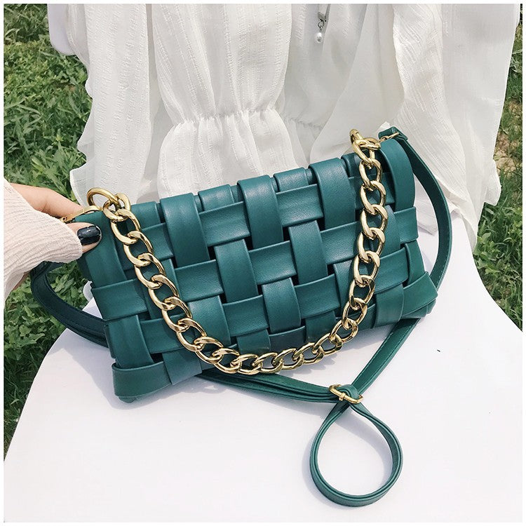 Luxurimo Leather Weave Bag